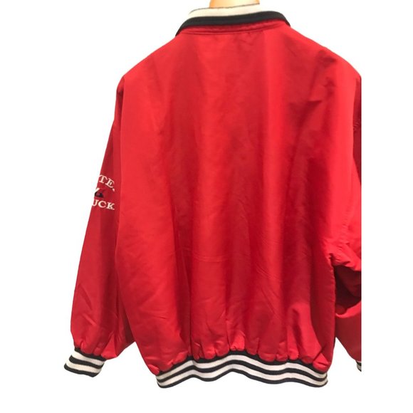 Vintage Cutter & Buck Men's Red Sz S 1/4 Zip Windbreaker White Anchor Logo - Picture 9 of 12